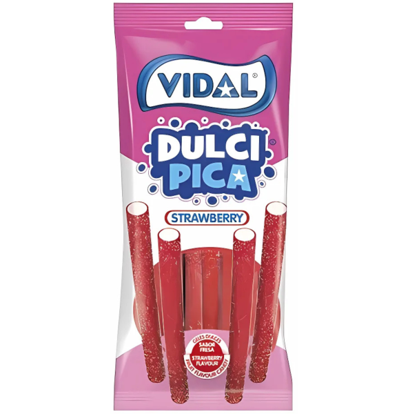 VIDAL - Sour Strawberry Pencils HALAL 90g